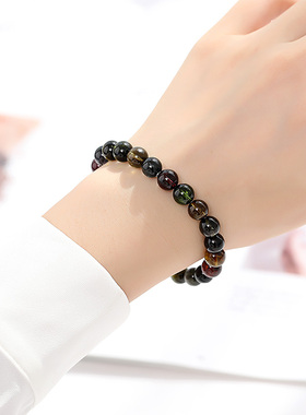 红糖碧玺手串手链女散珠珠子串珠