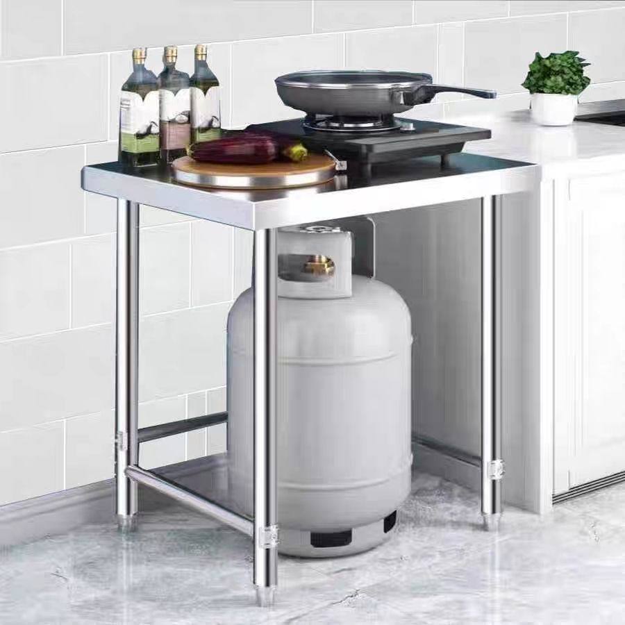 单层不锈钢304置物架煤气罐支架一层微波炉收纳架灶台储物架家用1,淘宝优惠券,粉丝福利购,淘宝优惠卷