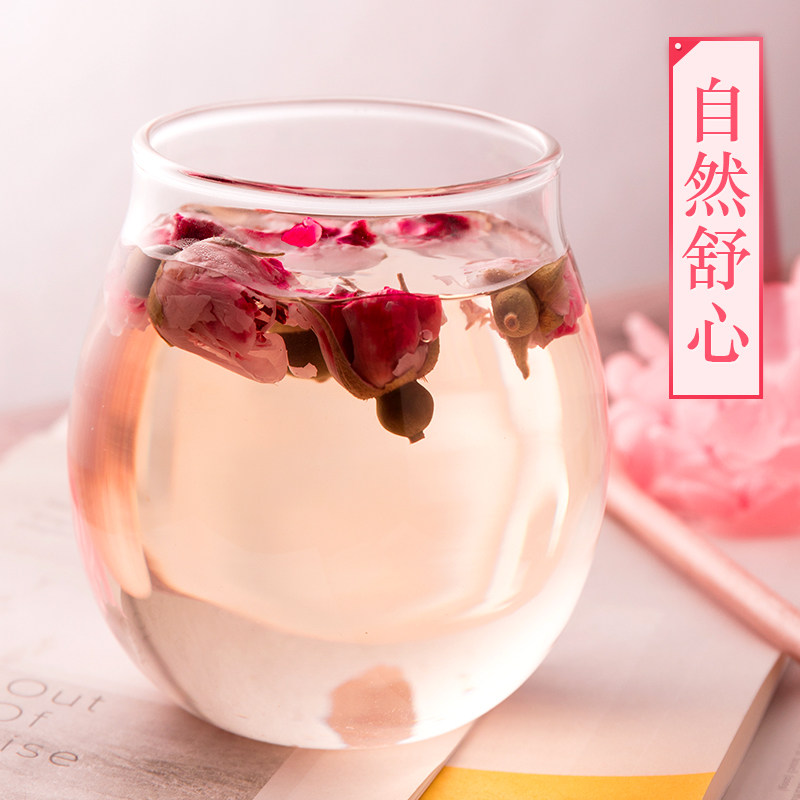 虎标玫瑰花茶75g泡水包装花草茶 虎标行食品代用/花草茶