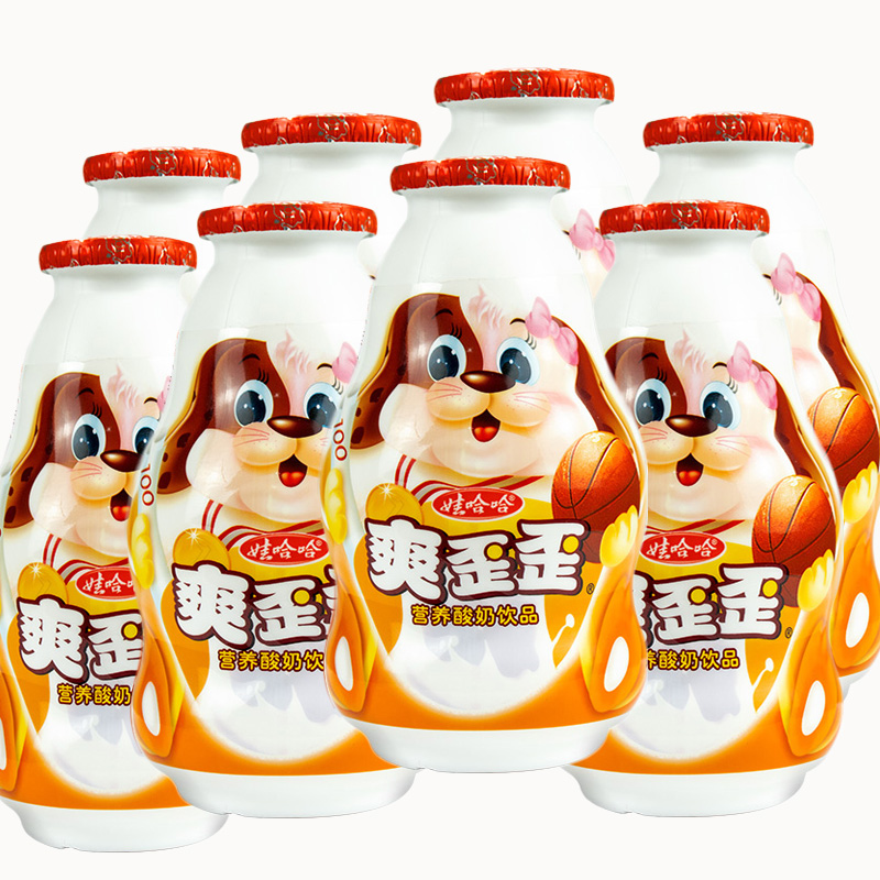 娃哈哈爽歪歪箱装24瓶酸奶AD钙奶整箱儿童牛奶饮料饮品早餐批发-图0