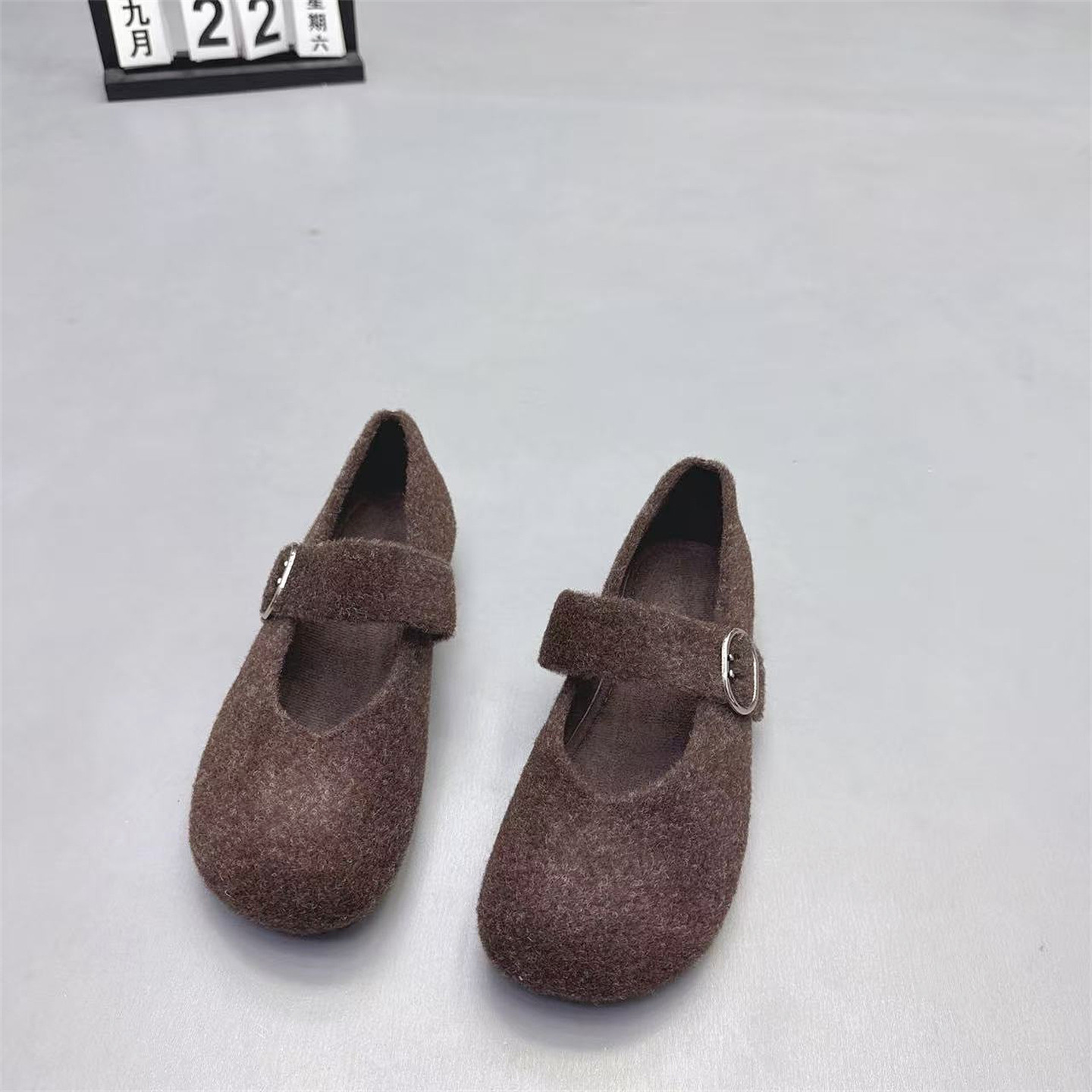 羊京绒法式软底玛丽珍鞋2025秋新款圆头皮带扣舒适低帮单鞋豆豆鞋,淘宝优惠券,粉丝福利购,淘宝优惠卷