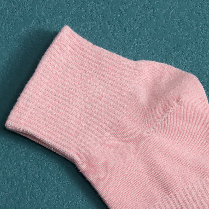粉色袜子女中筒纯棉夏季薄款低帮运动短袜浅口船袜ins潮百搭春秋,淘宝优惠券,粉丝福利购,淘宝优惠卷