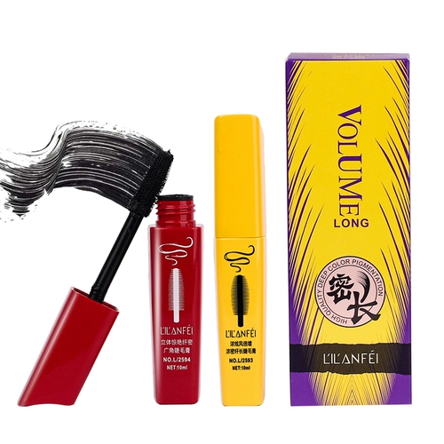 Удлиняющая плотная завивающая водостойкая большая тушь, вместительная и большая база под макияж, подходит для начинающих, 10г