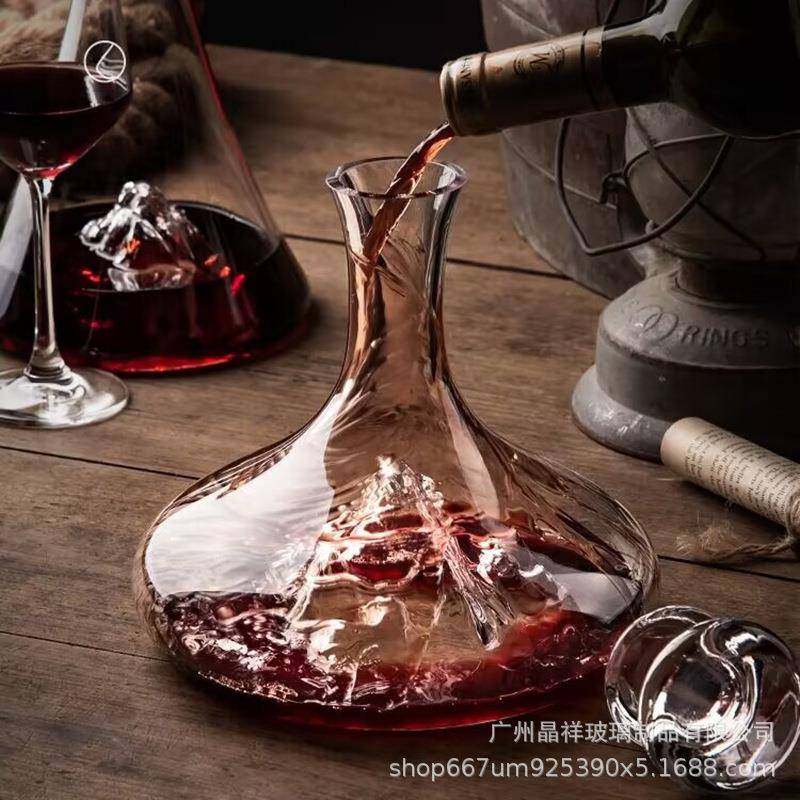 晶源中式斜口快速醒酒器奢华高档红酒杯家用水晶分酒器酒具分酒壶,淘宝优惠券,粉丝福利购,淘宝优惠卷