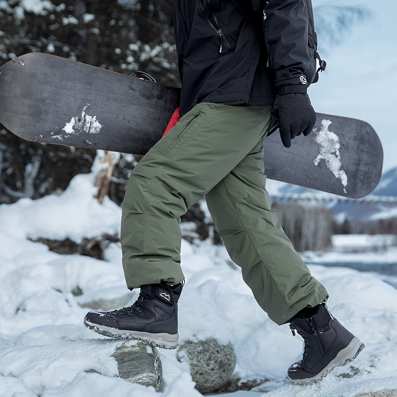 迈特优三防加厚登山工装羽绒裤男冬季90白鸭绒防寒冲锋滑雪裤女潮,淘宝优惠券,粉丝福利购,淘宝优惠卷