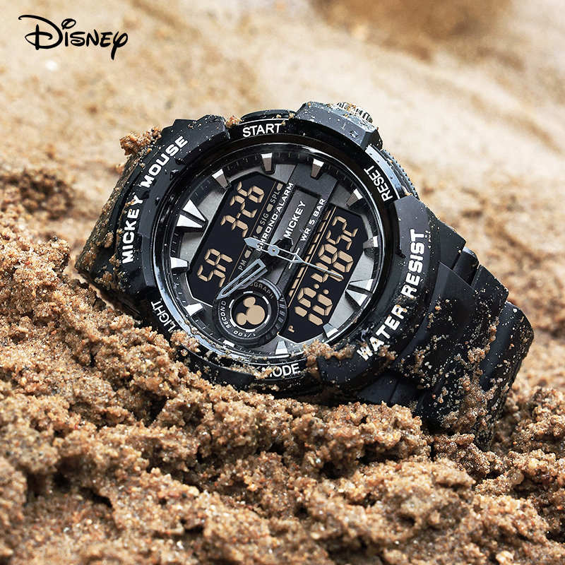 迪士尼男生青少年男孩防水电子表 蕾航手表国产腕表