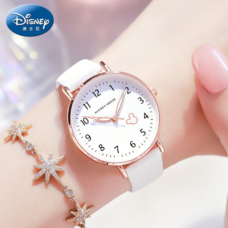 迪士尼女款学生2022新款儿童手表 蕾航手表国产腕表