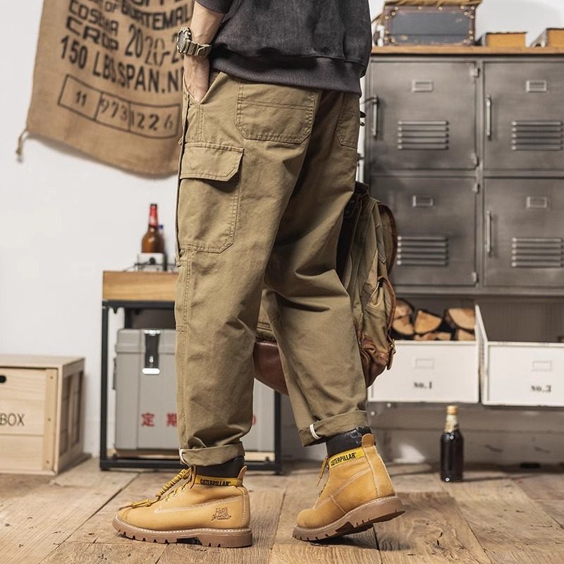大码300斤重磅潮牌工装裤春秋男士宽松直筒裤子美式复古休闲长裤2,淘宝优惠券,粉丝福利购,淘宝优惠卷