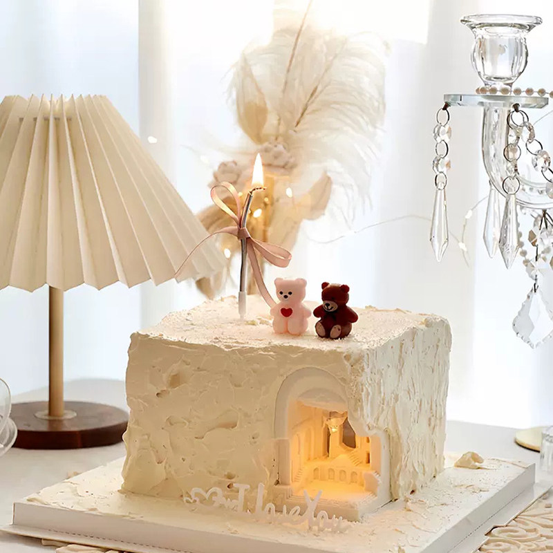 佳妍同款古罗马宫殿欧式古堡硅胶模具七夕情人节表白蛋糕烘焙插件