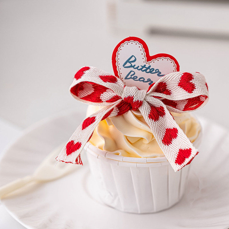 2.14情人节纸杯蛋糕装饰黄油小熊插牌love you情侣表白亚克力插件,淘宝优惠券,粉丝福利购,淘宝优惠卷