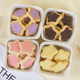 Five-pointed star heart cookie cake dessert decoration