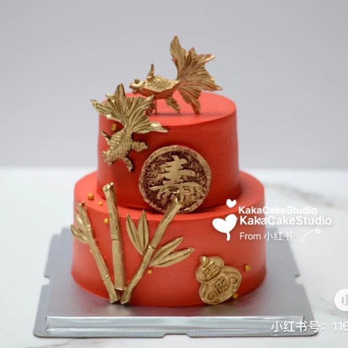 锦鲤鲤鱼金鱼巧克力翻糖硅胶模具中式蛋糕装饰祝寿摆件插件小鲤鱼 - 图0