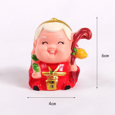 生日蛋糕装饰品摆件越野车汽车小王子小公主寿星公婆工程车火烈鸟 - 图1