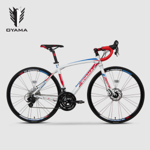 OYAMA欧亚马700C公路自行车21竞速铝合金车架男女款流星2.3