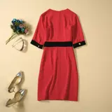 Летнее модное элитное платье, европейский стиль