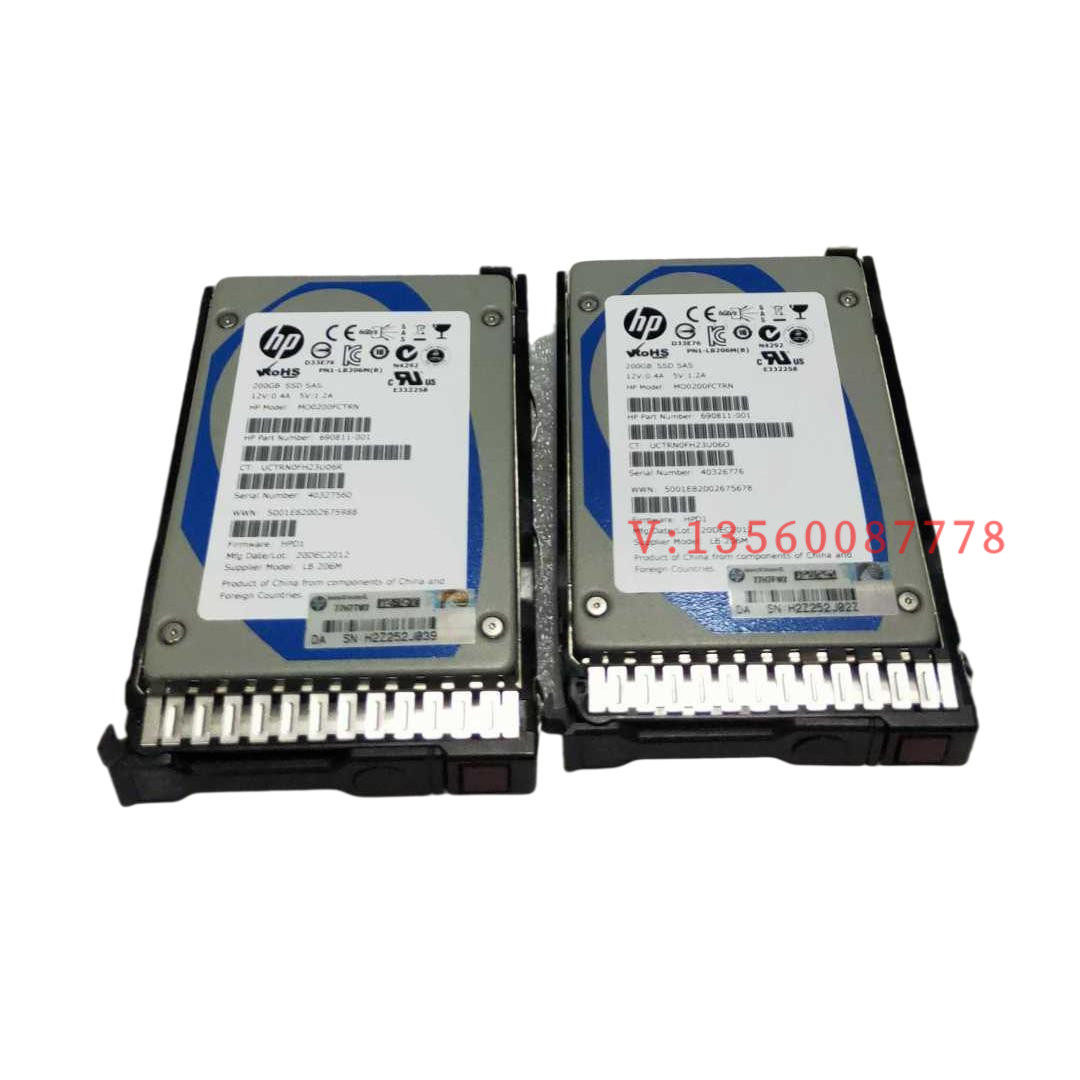 HP 690811-001 200GB SAS 6G SSD Endurance Hard Drive
