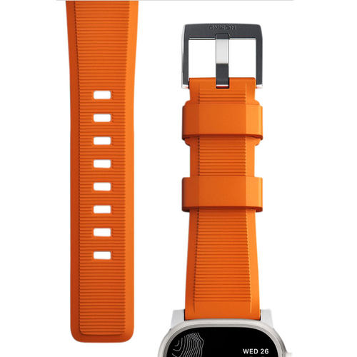NOMAD适用苹果iwatch10/9/8表带apple watch ultra3活力橙新款s11/10硬汉氟橡胶手表腕带运动防水 - 图1