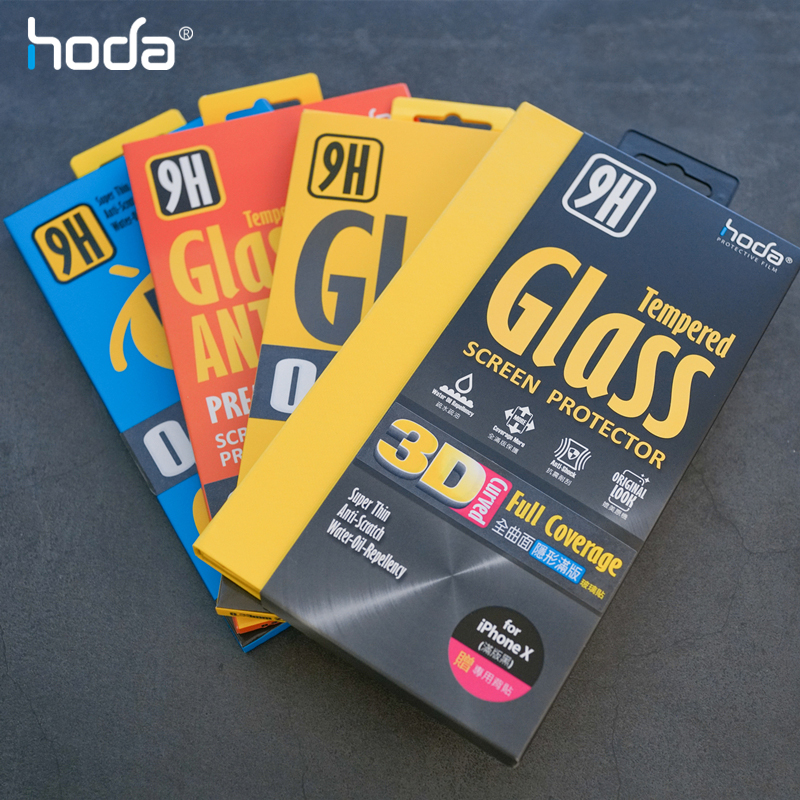 台湾HODA适用于苹果iPhoneXS Max钢化玻璃膜膜苹果XR手机贴膜iPhoneXsMax满版全屏高清全包边防蓝光指纹 - 图2