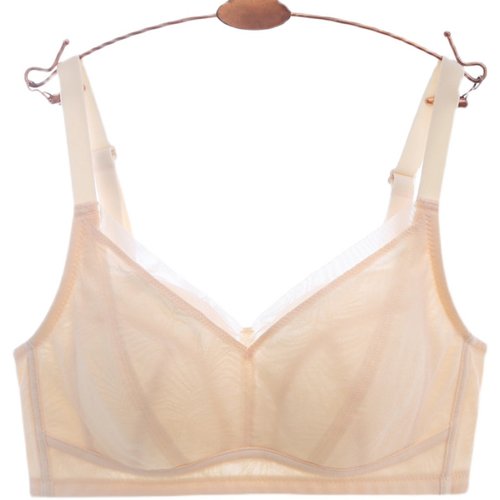 大码纯棉内衣 少女无钢圈C全罩杯文胸学生大胸显小胸罩发育期女生 - 图3