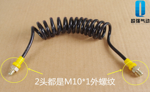 高压软管63mpa弹簧软管 高压打气筒专用软管气筒 1.5米弹簧型软管 - 图2