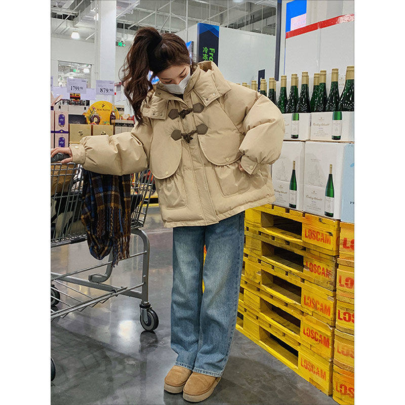 300斤特大码女装韩系百搭棉服女冬季新款胖mm宽松加厚面包服外套,淘宝优惠券,粉丝福利购,淘宝优惠卷