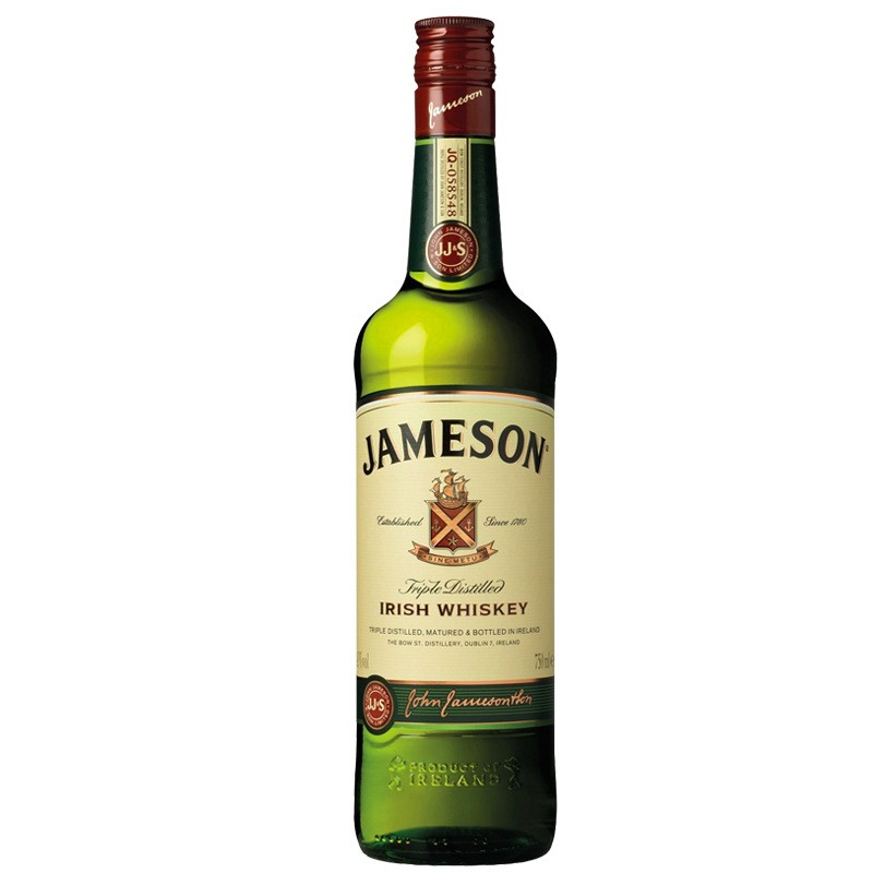 尊美醇爱尔兰威士忌 原装进口洋酒 占美神 JAMESON IRISH WHISKEY - 图1