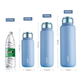 Мужской вместительный и большой стакан из нержавеющей стали, портативный термос для воды, чайник