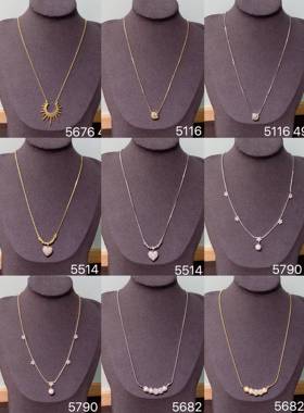 丽银饰品丽贝丽影新款气质时尚轻奢高级感精致百搭锆石项链女