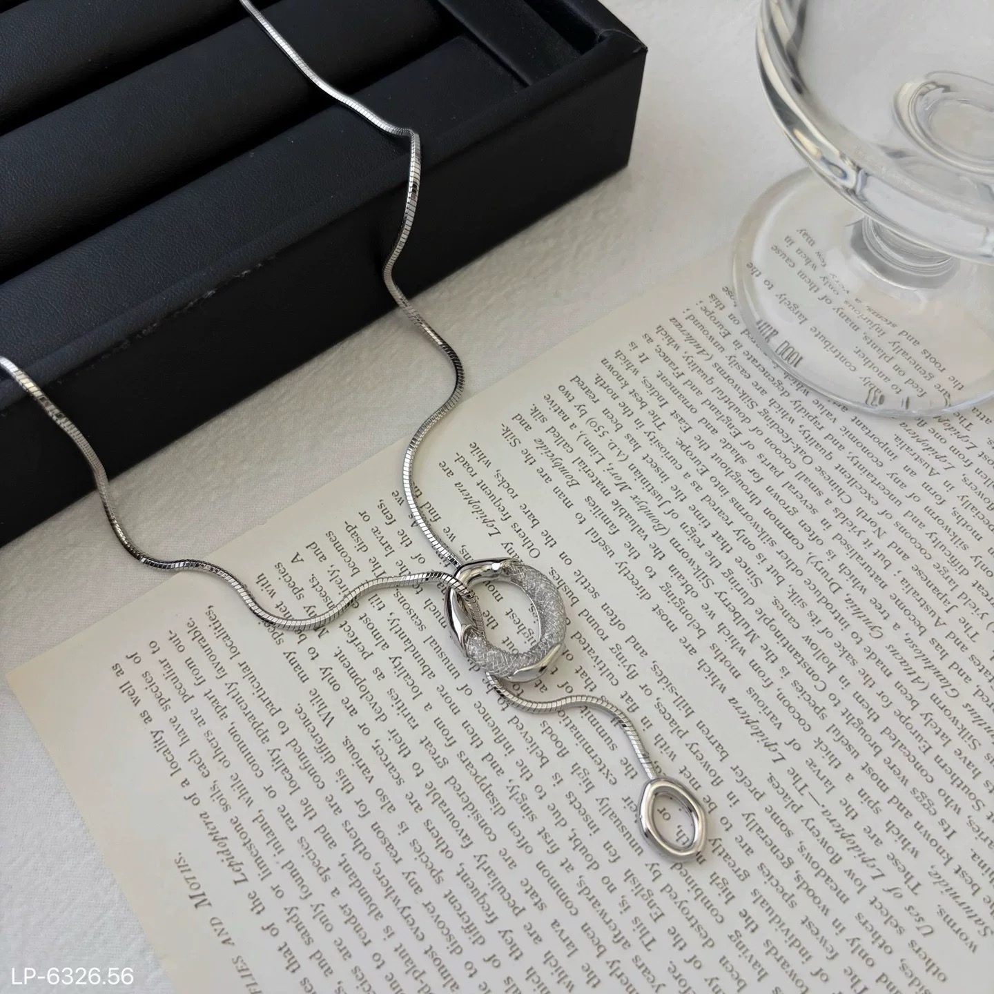 丽银丽贝丽影新款爆款高端大气上档次潮流个性美拉德项链825 - 图1