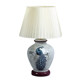Bedside lamp for bedroom, living room, study, European style pastoral fabric