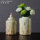 New Chinese style marble pattern ceramic jar decoration