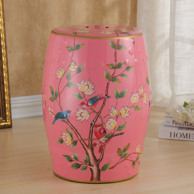 American European style new Chinese and French dressing antique shoe changing stool