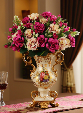 轻奢艺术高级感进门玄关花瓶摆件