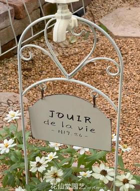 复古铁艺栅栏花插多肉插件