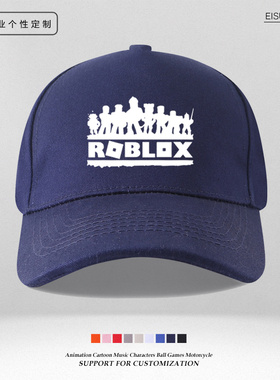 roblox虚拟世界罗布乐思周边棒球帽男女儿童青少年户外遮阳鸭舌帽