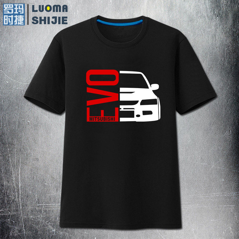 罗玛时捷三菱文化evo信仰男t恤衫 罗玛时捷T恤