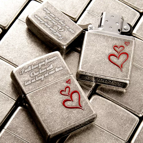 Борьба с более легкой Zippo искренний Гайин Хонсин Вечная любовь Zppo Подлинная встреча Дар День святого Валентина Мужчина Зупу
