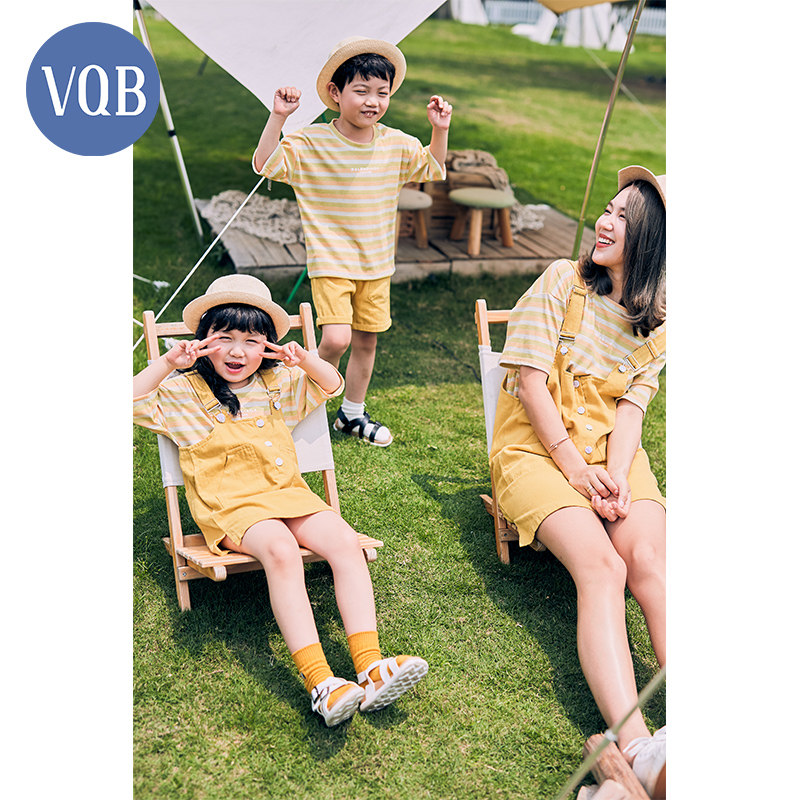 vqb高端全家福亲子装一家三口t恤 vqb亲子装/亲子时装