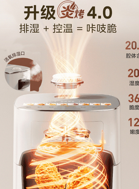 美的0氟2026年新款家用空气炸锅