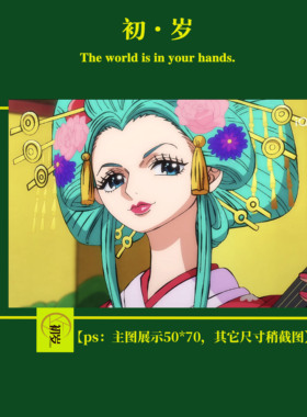 DIY数字油画海贼王和之国小紫逼真精美环保丙烯颜料简单手绘画礼