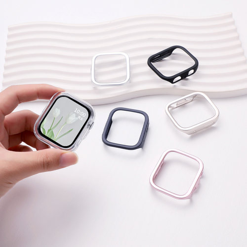 适用于华为fit4手表保护壳watchfit4半包镂空边框保护套新款huawei智能运动手表watchfit4Pro防摔全包表壳 - 图1