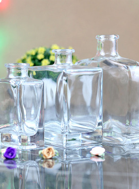 玻璃藤条干花摆件精油香薰瓶