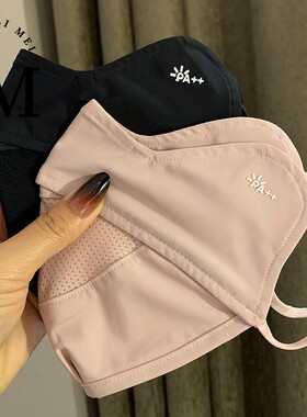 防晒口罩女网路接口春夏