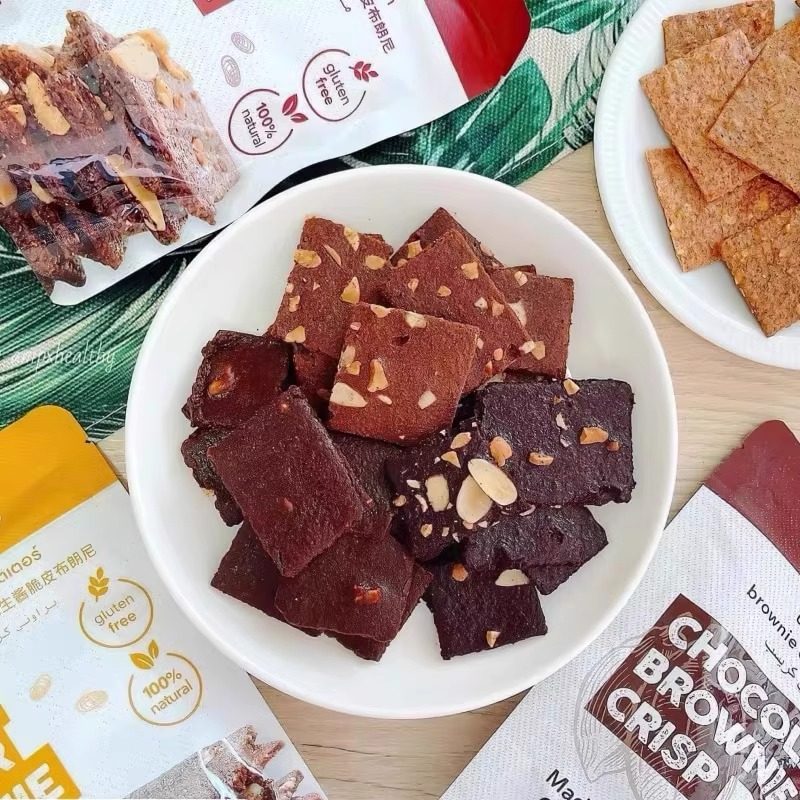 泰国进口I'm bruno巧克力味脆皮布朗尼坚果薄脆饼干零食小吃,淘宝优惠券,粉丝福利购,淘宝优惠卷
