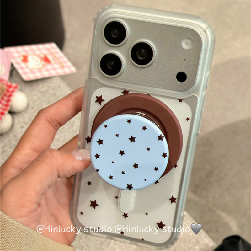 适用小米17/15手机壳turbo4红米note14/13/12满屏星星civi5pro/4/3/2磁吸支架11T/10/9/8磨砂max/mix新款外壳 - 图0