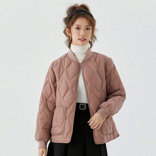 秋冬女装棉袄棉衣长袖短款女士羽绒棉内胆棉服韩版打底保暖衣修身 - 图2