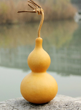 天然小茶宠手捻真葫芦纯 把玩龙头拿玩小物 文玩把件摆设招财进宝