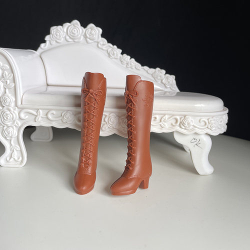 玩具blythe鞋子momoko长靴licca珍妮azone高筒靴st巴比超模fr靴子 - 图2