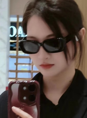 2024新款方形黑色偏光高级感墨镜