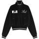 Eihey spring new girls printed striped contrasting short slim coat long-sleeved sports jacket for women